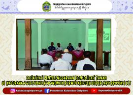 Sosialisasi Kegiatan Konsolidasi Tanah di Kalurahan Giripurwo 